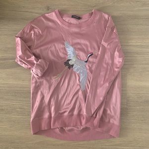 Soaked in Luxury Satin Sweatshirt